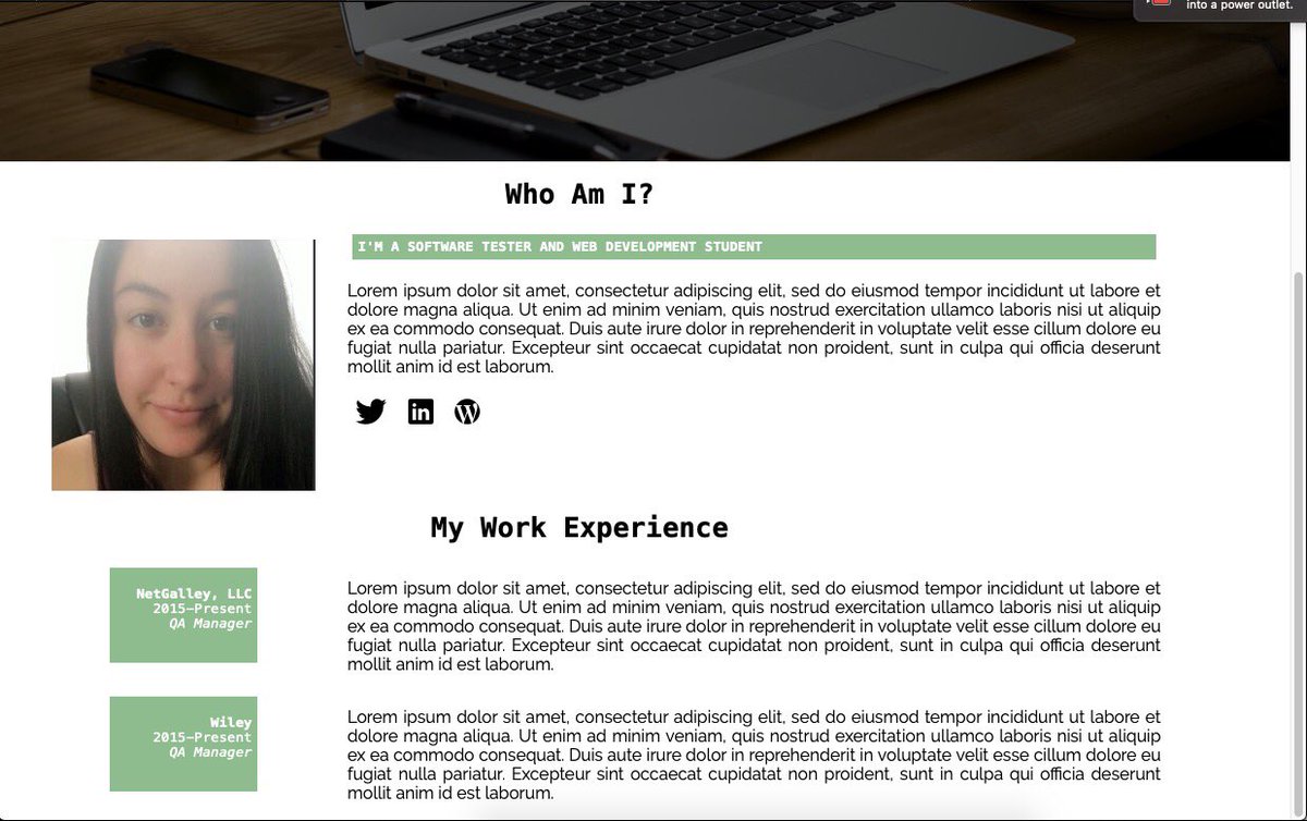 theUncodedCoder's tweet image. #100DaysOfCode day 10 - ran out of time yesterday but came back strong today and worked until my laptop died 💪🏼 added some color and got my columns horizontally aligned, now center the &lt;p&gt; to the green blocks on the left?