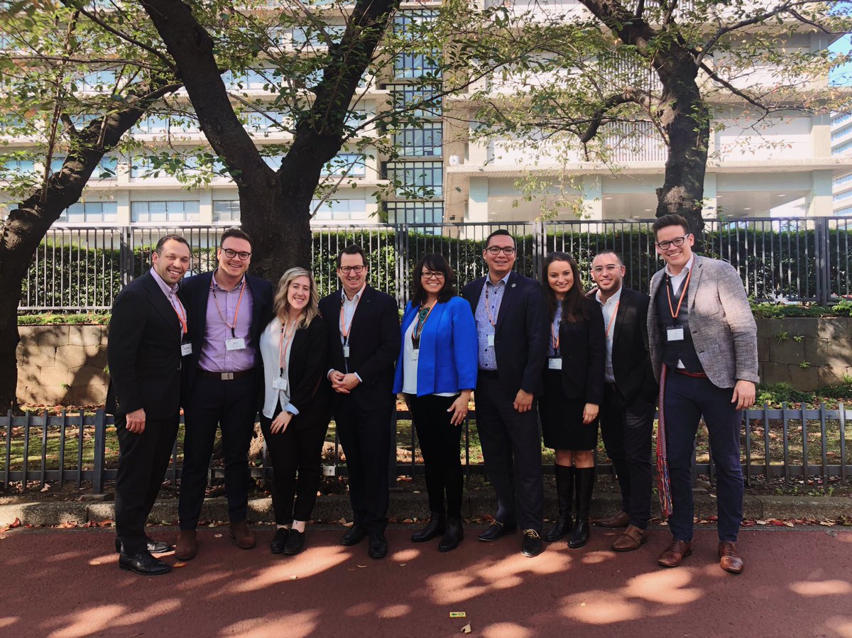 AirynJ's tweet photo. Visiting the ministry of foreign affairs in Japan. #japan #canada #kakeshi2019 #JICE https://t.co/02z44hdoSx
