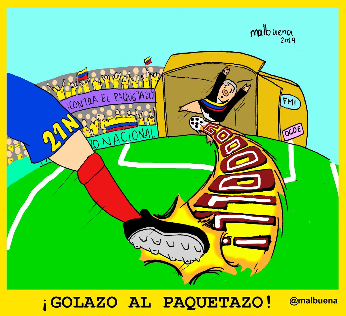 malbuena's tweet image. #EnPazElParoVa