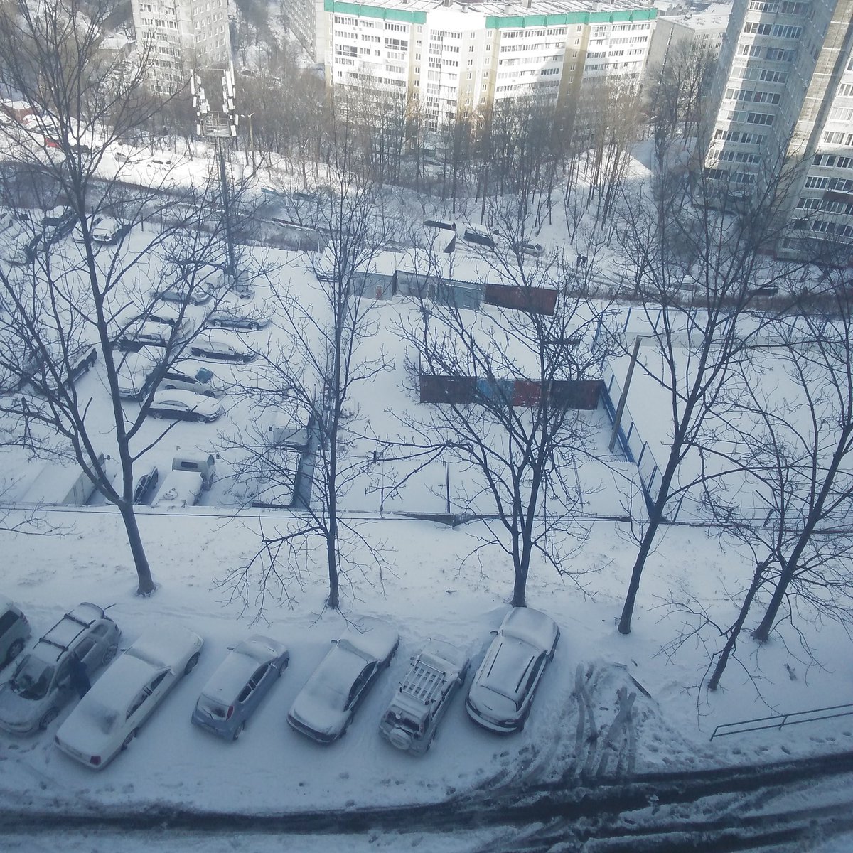 Вот он, первый снег!