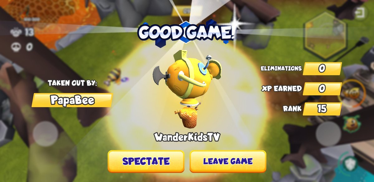 wanderofficial_'s tweet photo. THIS GAME!! GG's guys! Now we practice up and get ready for next time! @BeesRoyale @EhBeeFamily @SSG_MrBee P. S. PapaBee you're going down! https://t.co/8zuIWGERUm