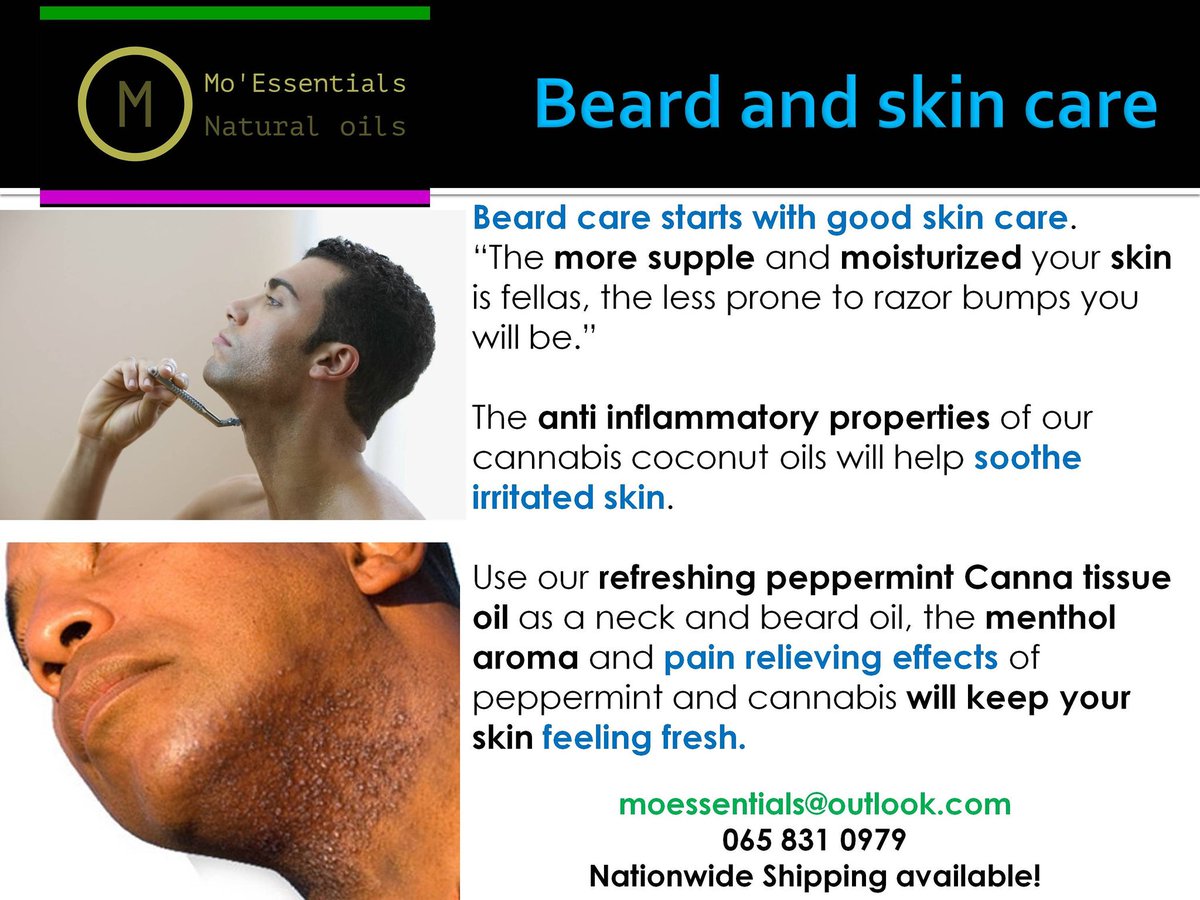 MoEssentials's tweet photo. Hello hi fellas. #Skincare is not only for the ladies. Keep your skin soft, preventing razor bumps and maintaining a healthy #beard Moessentials@outlook.com #Movember2019
#Movember
#cannabissouthafrica #cannaoil #weedhealth #420sa #CannabisNews #cannabiscommunity https://t.co/B1NOpvc7ce