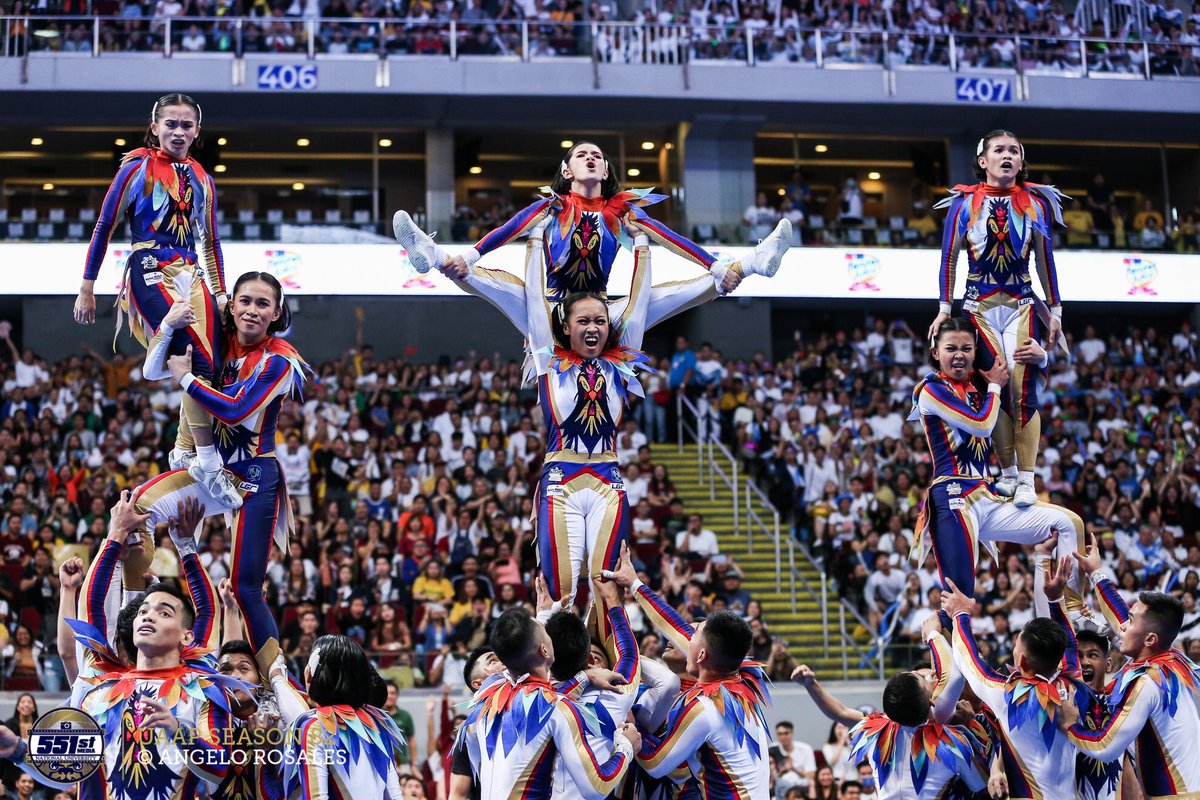 3 costumes. 3 pyramids.

For the 3 major Philippine islands. #MabuhayNationalU #BayanNaman 🇵🇭

📸 Joie Martinez