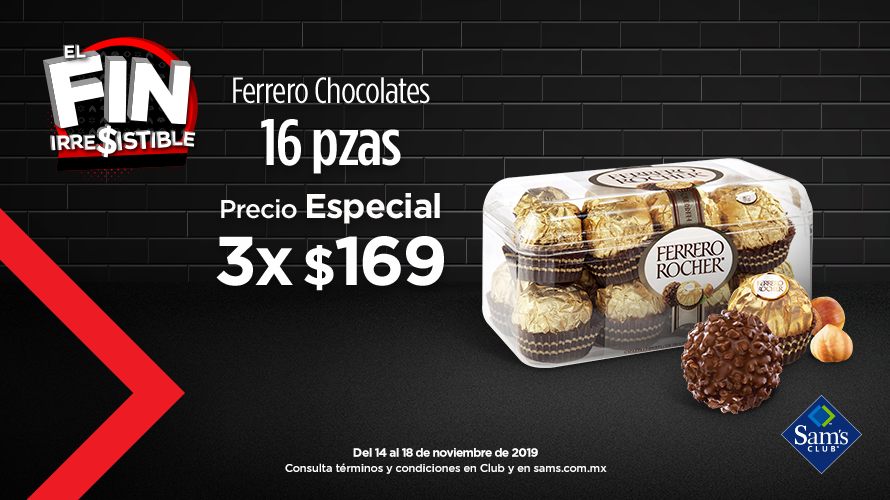Descubrir 68+ imagen chocolates ferrero sams Viaterra.mx