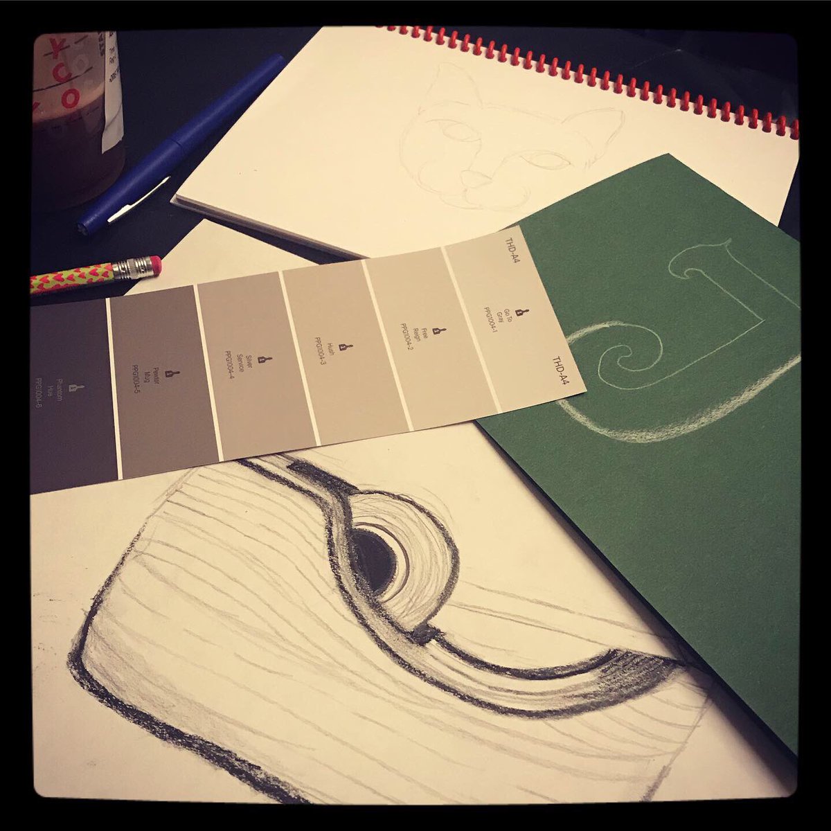 Another art teacher drew the back of my head during a 45-minute session about teaching value. We played with water soluble graphite, black and white charcoal and were given lessons to try❤️🥰 . <a href="/pfisd/">Pflugerville ISD</a>  <a href="/TXarted/">TAEA</a> <a href="/KellyLane_MS/">Kelly Lane MS</a> <a href="/PfISDfinearts/">PfISD Fine Arts</a>