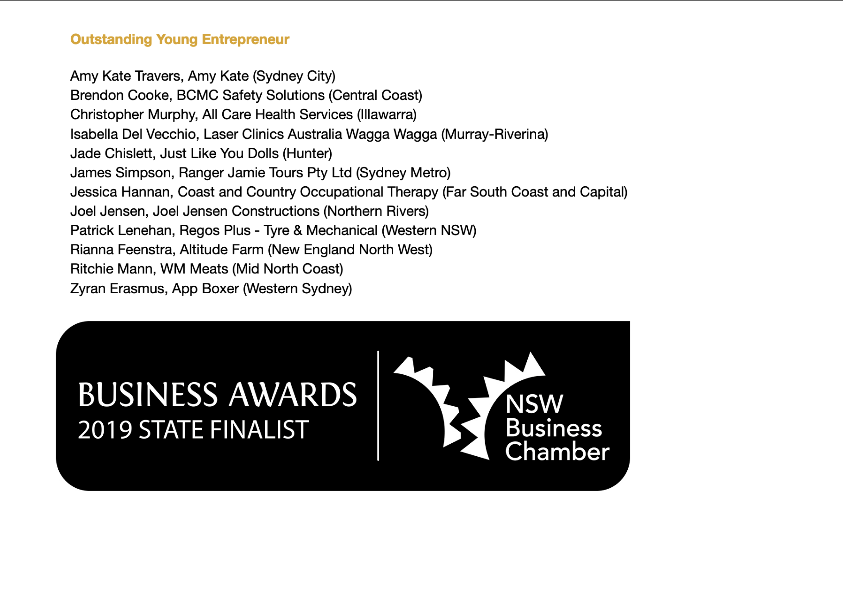 DollsLikeYou's tweet photo. Exciting To See Our Names On The NSW Business Chamber 2019 Finalists Page!
Although Seeing Our Competition Has Made It A Bit More Nerve Racking! I Guess We Just Have To Have Faith In Our Business And Our Innovative Nature and Products!
4 Days Left #BusinessAwards #Entrepreneurs https://t.co/Y8iV16qX2j