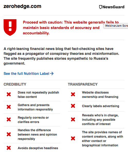 MaryamHenein's tweet photo. #Facts VS #FakeNews
Did ya know #Newsguard determines #newsreliability while spreading #disinfo? #selfappointed.
Who sits on the advisory board?
#Clintonites,
#Bigpharma cack-suckers.
Great read via
@CollectiveEvol
👉https://t.co/iE5oMmsEE3
@Perpetualmaniac
@Cernovich https://t.co/8ghKlfxfws