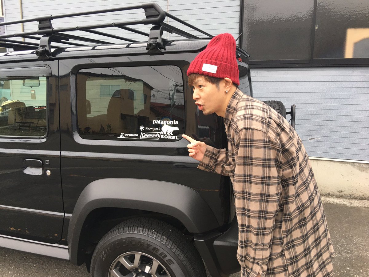 ちゅ太郎tv ジムニーシエラ Twitterissa ジムニーステッカー自作してみた クオリティー低いけど ジムニー ジムニーシエラ ステッカーチューン 自作