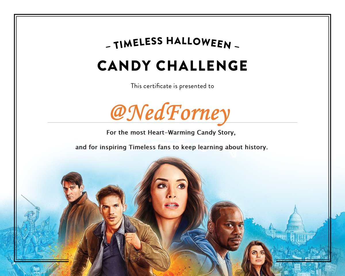 TimelessHallow1's tweet photo. Thank you @NedForney for sharing the amazing story of @TootsieRoll helping the Marines at Chosin Reservoir as a part of the #Timeless Halloween Candy Challenge! See tweet in thread!🎃

Thank you for continuing to inspire Clockblockers to keep learning and celebrating history!😀 https://t.co/h00h5hEg4Z