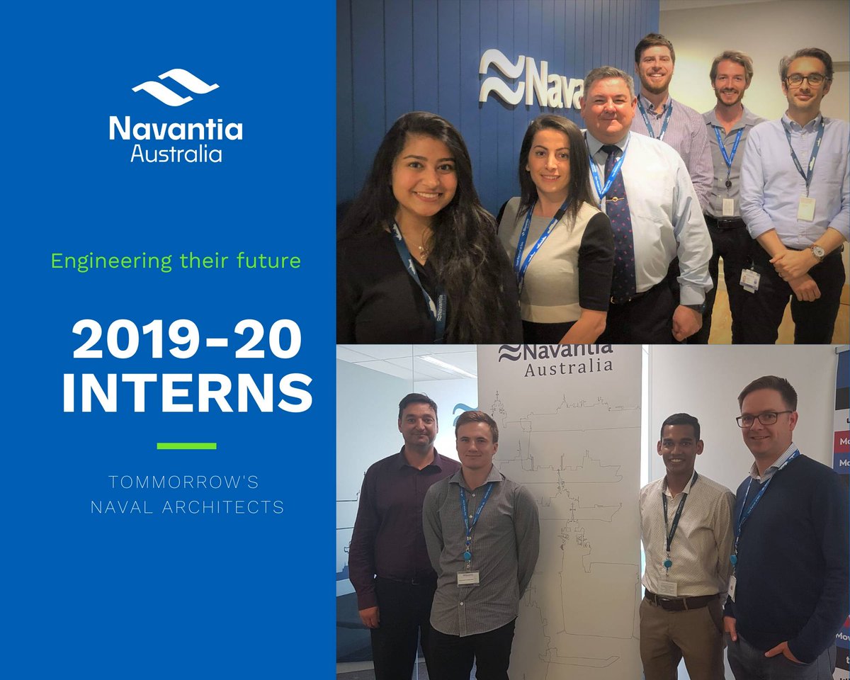 We welcomed today 4 naval architecture students from <a href="/AMCTasmania/">AMC</a> for a 12 week internship gaining practice experience in naval sustainment programs at <a href="/Navantia_AU/">Navantia Australia</a> Sydney and Melbourne offices.
#defenceindustry #Engineering #Careers #capability #AusNavy