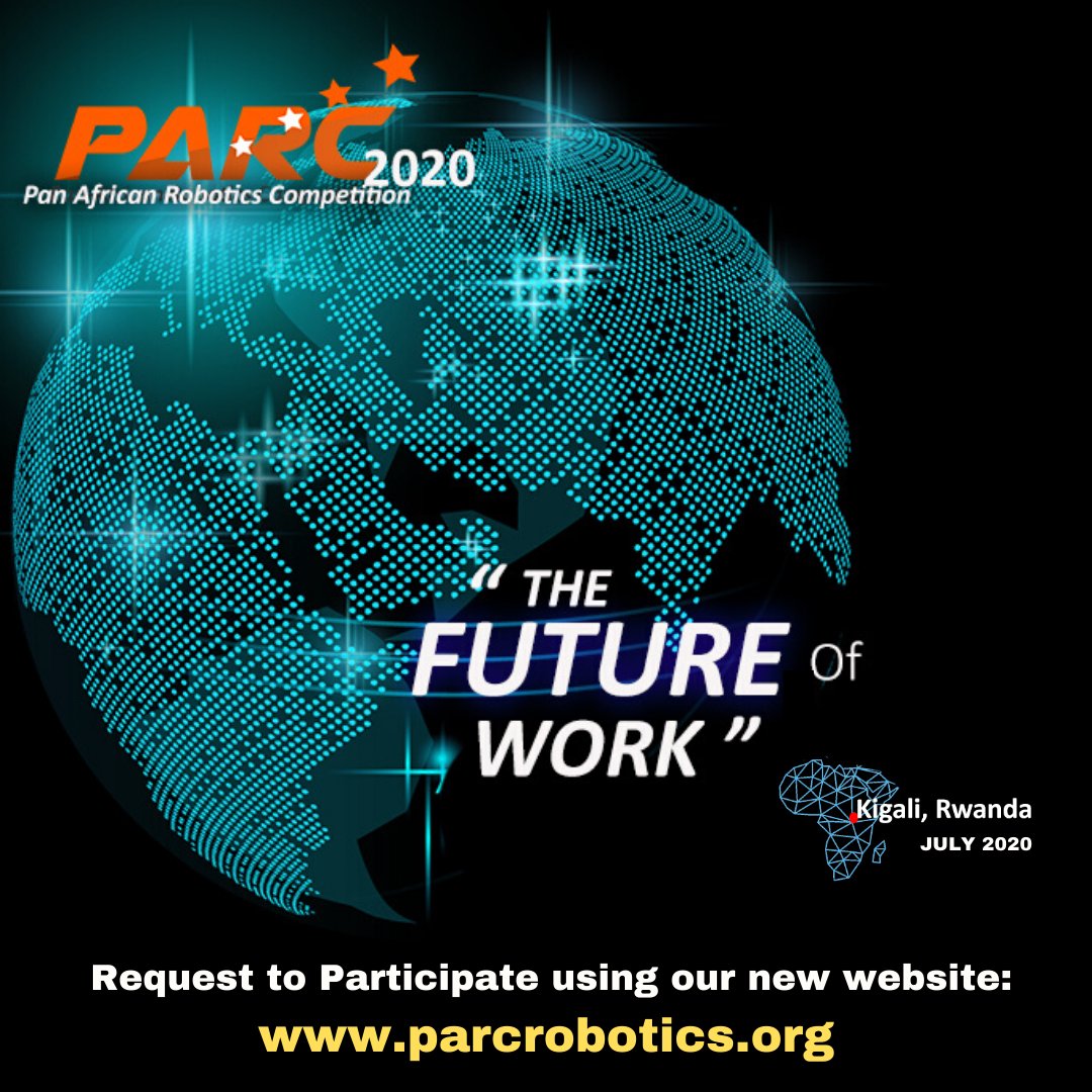 Interested in participating in PARC 2020?
Register your team using the new website: parcrobotics.org. 
Applications close Jan 15, 2020 and final competing teams will be announced Feb 1, 2020. 
#PARC2020 #KigaliRwanda #TheFutureofWork
