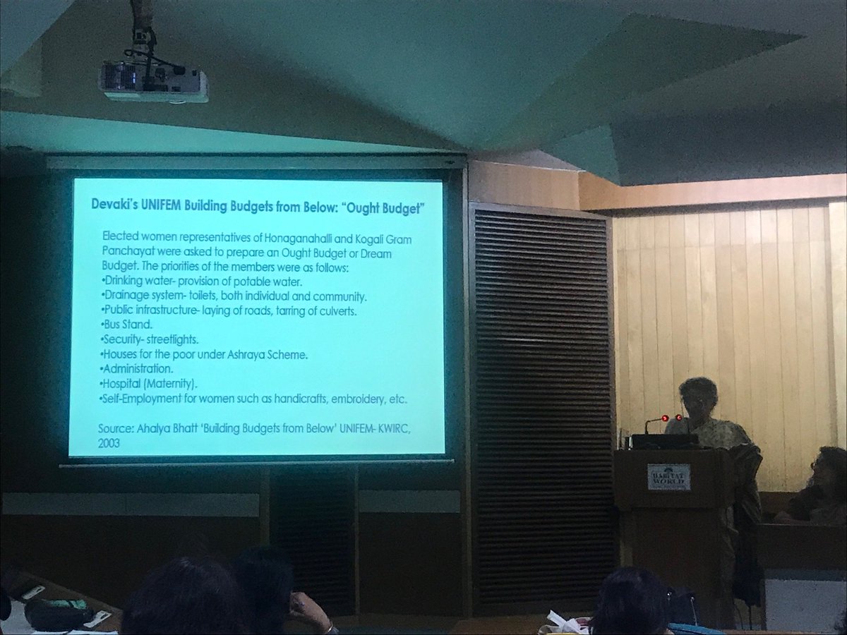 IWWAGEIFMR's tweet photo. Journey in the process of #institutionalizing #Genderbudgeting in India, #aashakapurmehta highlighting key initiatives & #agenda4action @UN_Women @ICRWAsia @NFI_Delhi @SubhalakshmiN @Jayati1609 @PolicyFeminist @ANANDI_India @FeministEval @grameen_jagori https://t.co/RDD7AYSIgF