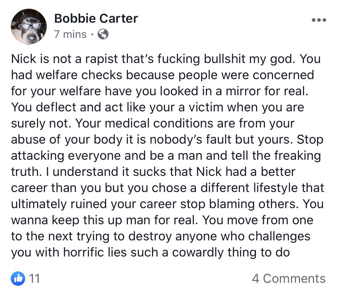 whatsthetruth21's tweet photo. BJ Carter continues to bring the heat with this message to #AaronCarter: https://t.co/7ctyJ2EQLl
