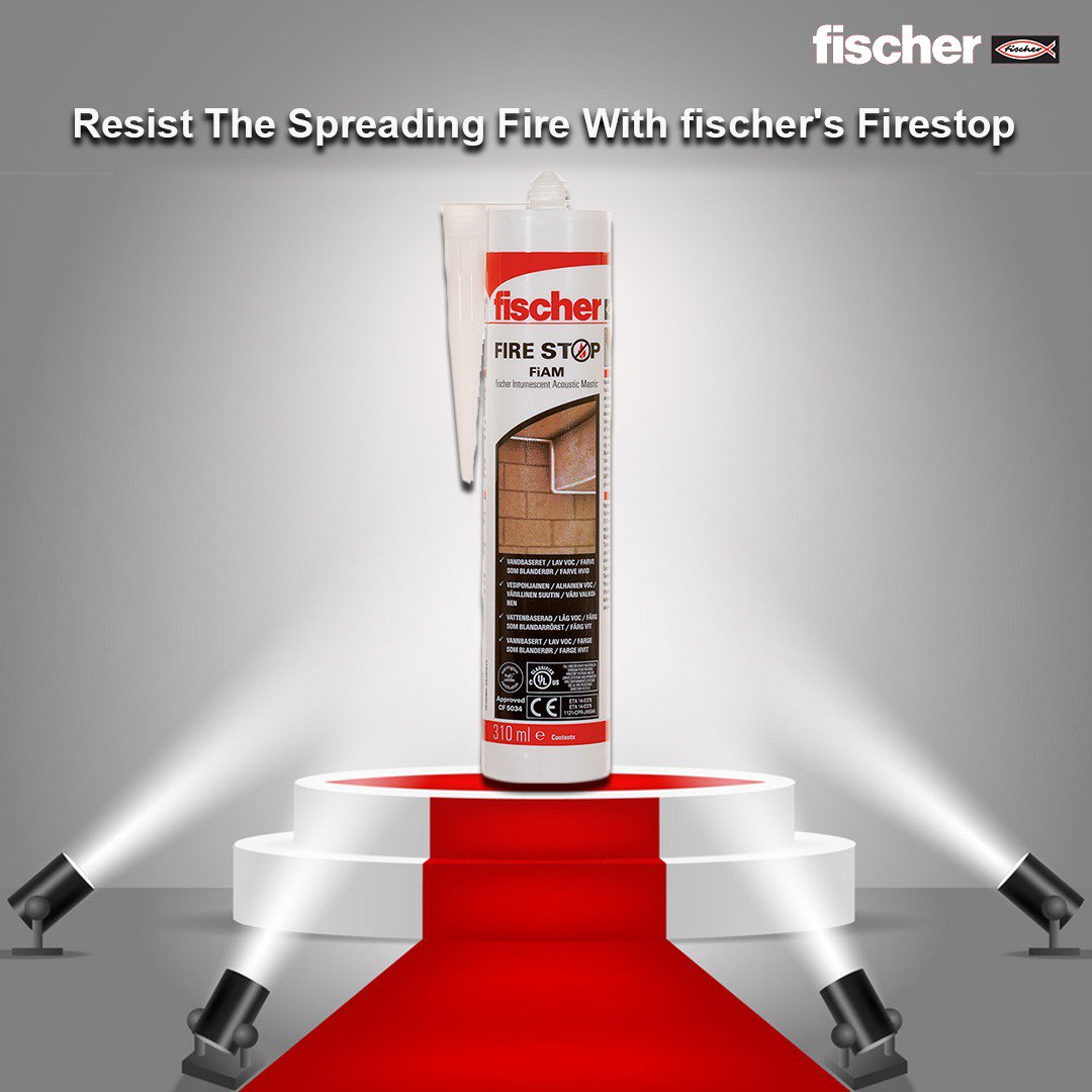 Fischer India Fischer S Firestop Range Of Products Are Adept At Resisting And Stopping The Fire From Spreading For Long Durations Visit T Co 9znwyce7f6 Fischer Fischerhomes Construction Civilengineering Civilengineers