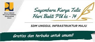 Sayembara Karya Tulis Hari Bakti PU ke 74 ift.tt/2QuiA5s #FestivalFair #Event #Infolomba #Lomba #Info #Kompetisi #Sayembara