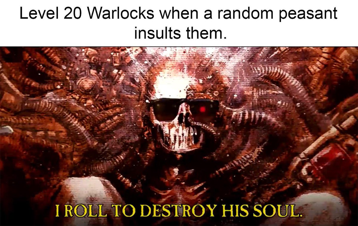 Pact magic is one hell of a drug 🧙🏻‍♂️⚔️🎲 #dnd #gamenight #5e #dice # funny #follow #barbarian