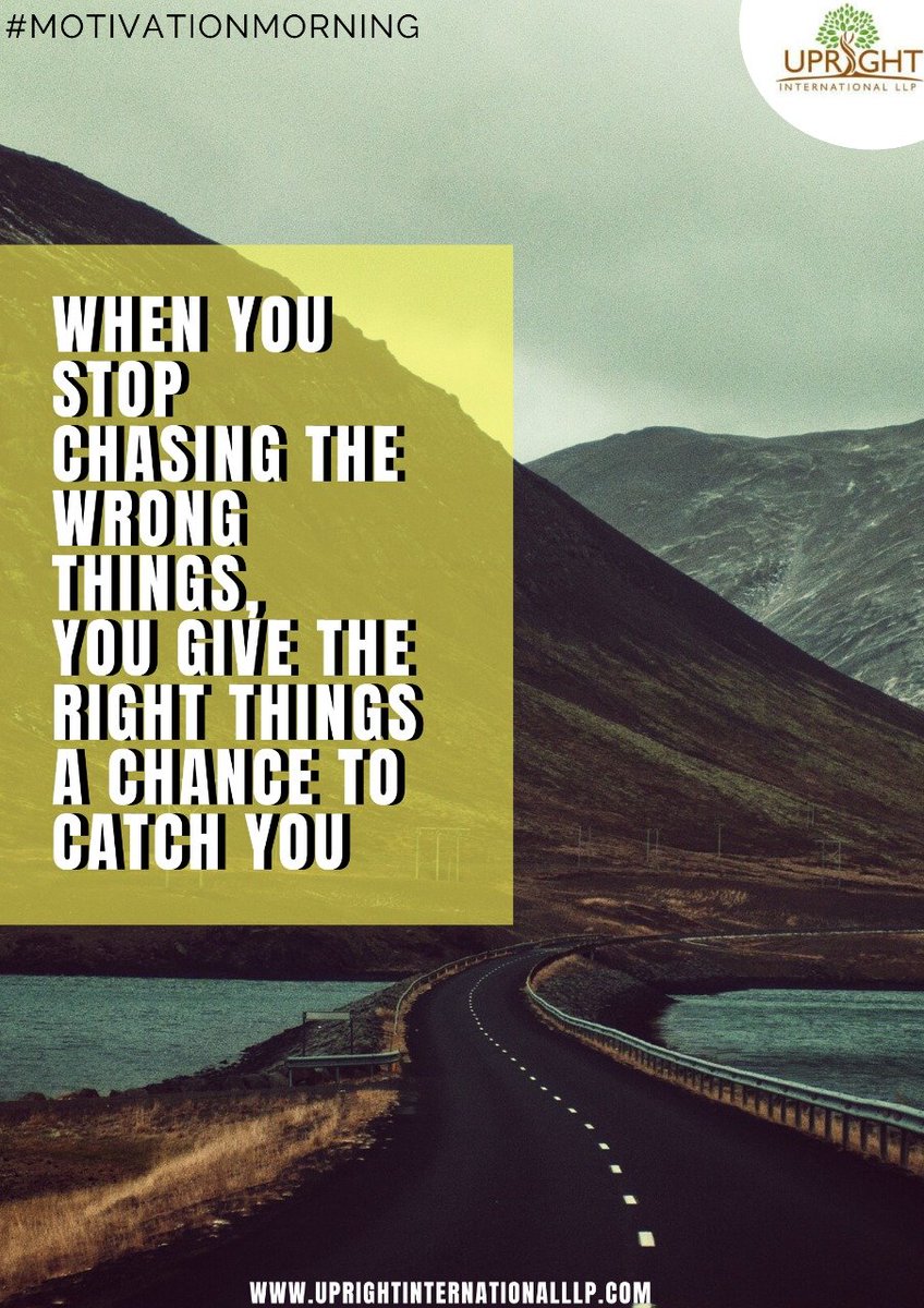 WHEN YOU STOP CHASING THE WRONGS THINGS. YOU GIVE THE RIGHT THINGS A CHANCE TO CATCH YOU.

#mondaymotivation #mondaymorning #mondayquotes #instamotivate #motivation #motivationquotes #inspirartionl #inspiration #quotes #quotepic #quoter #motivationalthoughts #quotesoftheday