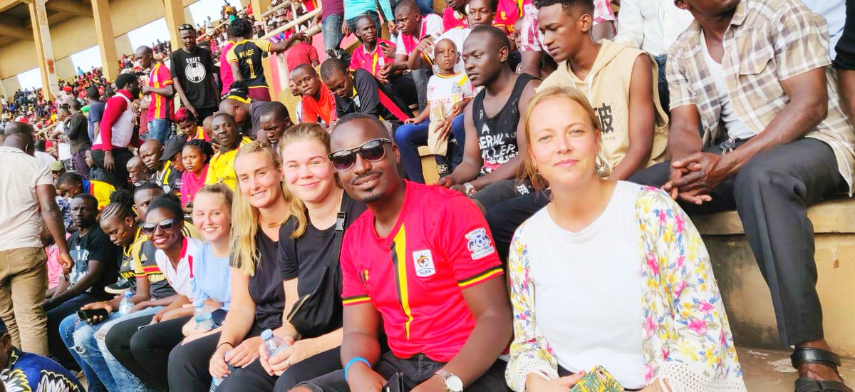 mark2gerald's tweet photo. Fantastic Sunday with a dominant victory from @UgandaCranes against @FaMalawi .Had Friends from @JonkopingUni visiting @SwedeninUG on internship. 🇸🇪🇺🇬 tills nästa gång.🏟️👌🏻🥳 #UGAMWI https://t.co/LJXJuAznEC