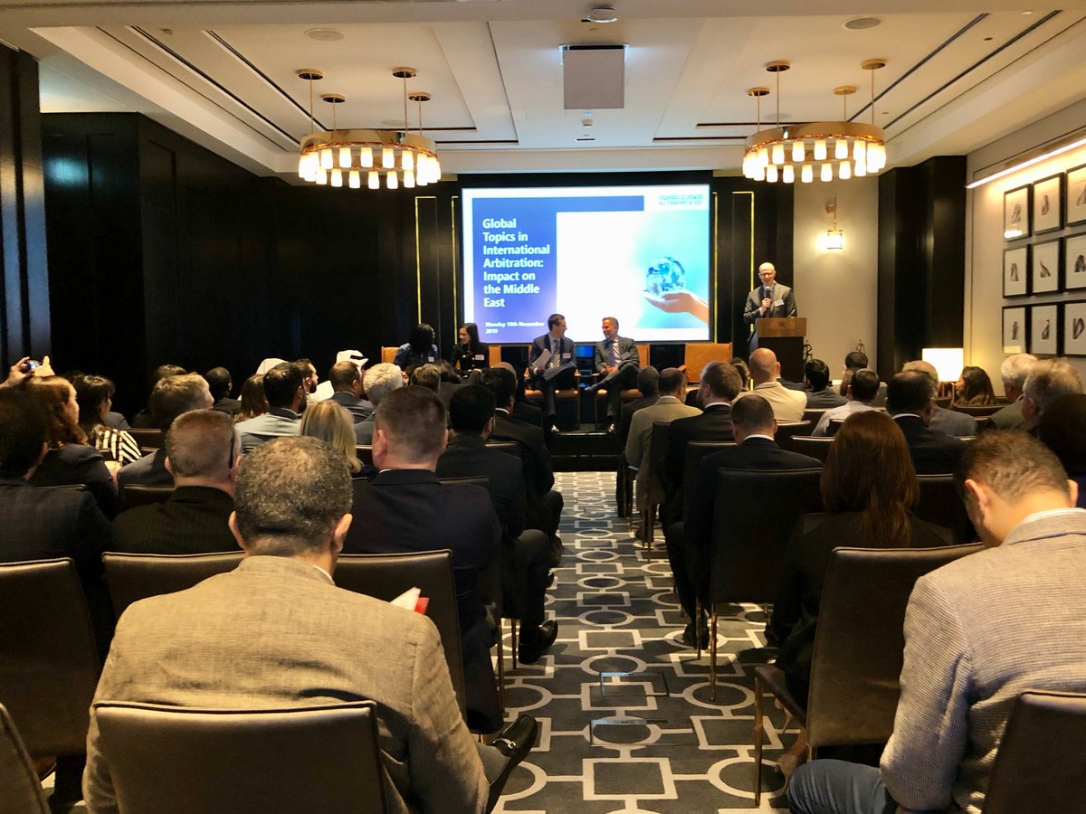 We are on the second day of #DubaiArbitrationWeek and we have kicked off the day with the "Global Topics in International Arbitration: Impact on the Middle East" seminar. Stay tuned for key insights.