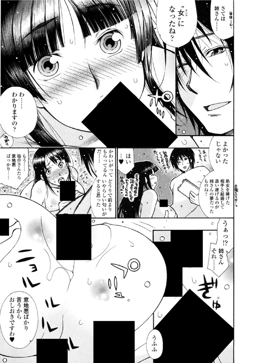 お嫁に行っちゃう、おっとりほんわかお嬢様なお姉さんに、夜の花嫁修業をする弟くんの話(2/4)
※R18 成年コミック注意 https://t.co/p60x0LVjkT