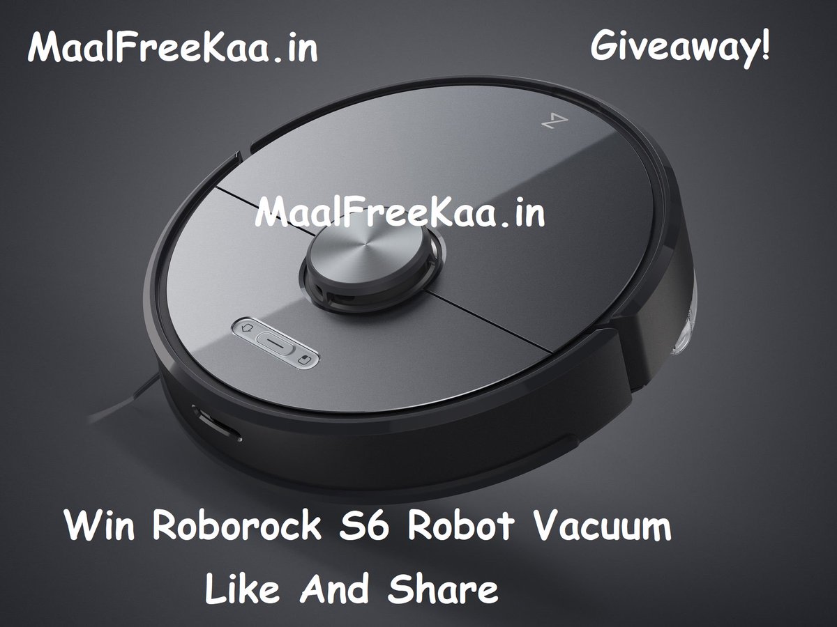 MaalFreeKaa's tweet image. #Giveaway Win #RoborockS6 #RobotVacuum #Contest #ContestAlert #GiveawayAlert 

#Play Here #MaalFreeKaa
maalfreekaa.in/2019/11/giveaw…
