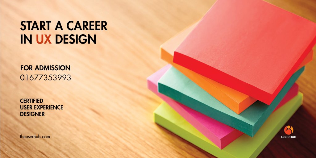 UserhubUX's tweet image. Admission open!

Launch your #career in #uxdesign with our 4-month #course.

theuserhub.com/courses/ux-des… 

#design #Userhub #Dhaka #Bangladesh