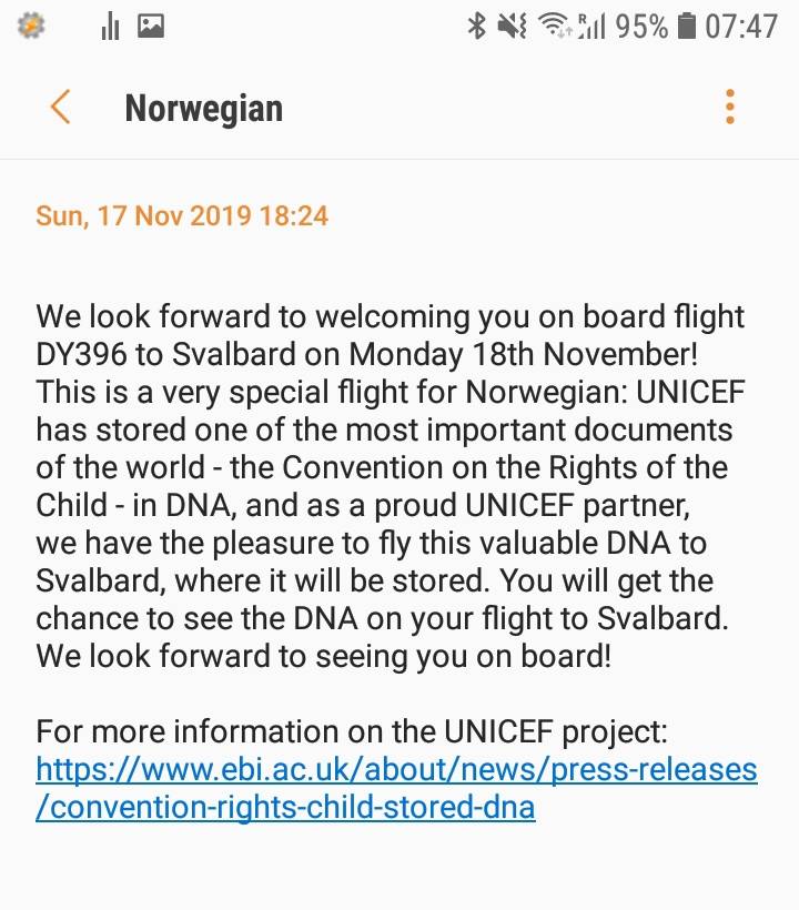 Goldman Group (@ebigoldman) on Twitter photo Got this message from <a href="/Fly_Norwegian/">Norwegian</a> about my flight this morning. Oh wait, that's what I'm doing! --- with <a href="/UNICEFNorge/">UNICEF Norge</a> <a href="/TwistBioscience/">Twist Bioscience</a> <a href="/imagene_biotech/">Imagene</a>
#CRC30 #inourDNA ebi.ac.uk/about/news/pre⊠Got this message from <a href="/Fly_Norwegian/">Norwegian</a> about my flight this morning. Oh wait, that's what I'm doing! --- with <a href="/UNICEFNorge/">UNICEF Norge</a> <a href="/TwistBioscience/">Twist Bioscience</a> <a href="/imagene_biotech/">Imagene</a>
#CRC30 #inourDNA ebi.ac.uk/about/news/preâŠ