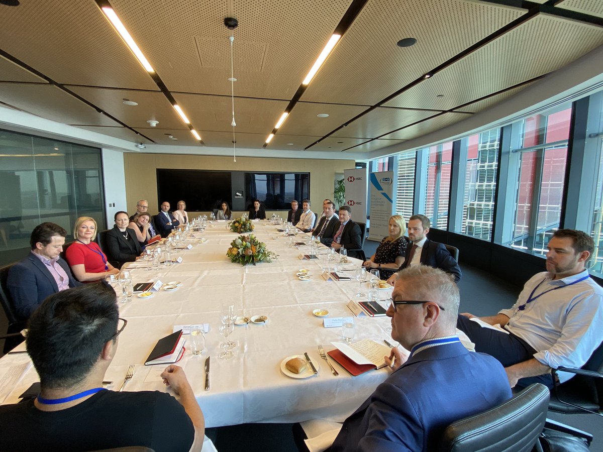 Aussieexport's tweet photo. The State's best exporters gathered today to answer one question - what can the NSW Government do to better support international business? Thanks to our 2019 NSW @exportawards winners for an honest and insightful discussion at our roundtable today #aussieexport https://t.co/ijP1C5gv0J