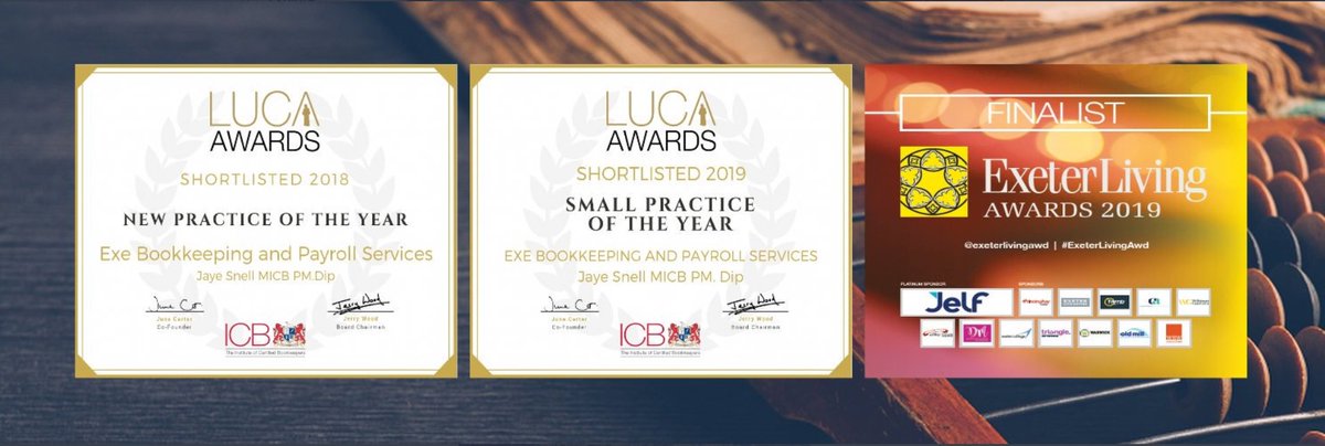 Feeling proud at the start of #globalbookkeepingweek to be an #icbbookkeeper. Only felt right to start the week with an update to our #twitter header to showcase our shiny #smallpractice @icbuk #lucaaward shortlisting. 😀