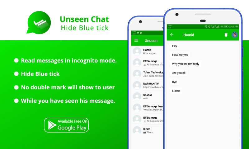 FreeAndroidAp13's tweet photo. Unseen Online App, Hidden Seen, No Last Seen app secures your privacy. Unseen App hides "blue double ticks, read receipts, read marks, or last seen." By using Unseen.
link:https://t.co/7qIJ51LfWU

#Trending
#Lucic
#Nagy
#Reaves
#goff
#ThingsToDoWhileWaitingInLine
#WatchmenHBO https://t.co/ZFLzYUVw5Z