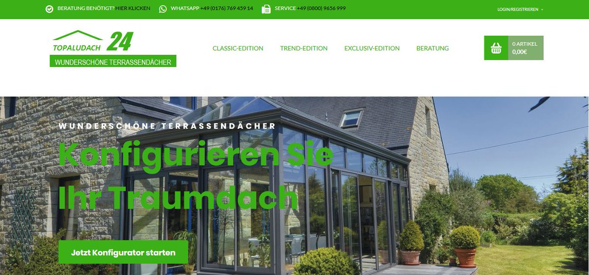 Sie betreiben einen Dachbau, Carportbau, Sanitärinstallation-Betrieb oder ein Küchenstudio? Sie haben einen umfangreichen Produkt-Katalog? Sie wollten schon immer einen Webshop haben? Mehr Infos: topaludach24.de #MeineneueHandwerkerWebseite #MeinneuerWebshop