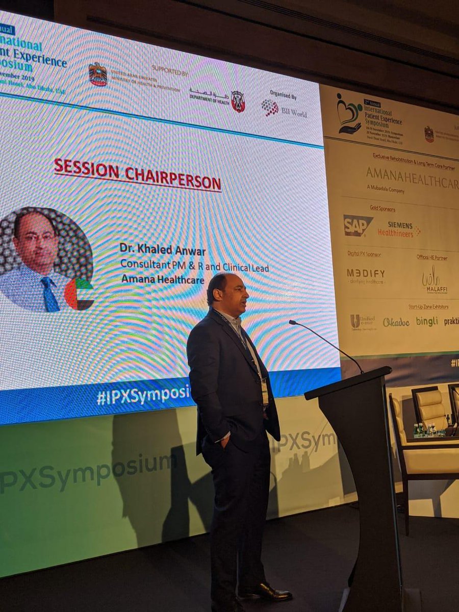 biihealth's tweet photo. Opening Remarks from the 2nd Annual International #PatientExperience Symposium - Session Chair Dr Khalid Anwar, Consultant PM&R and Clinical Lead | Amana Healthcare #IPXSymposium
Follow this space for more updates.
.
#BIIConference #patientcare #patientengagement #businesses https://t.co/vUlh8Z8659