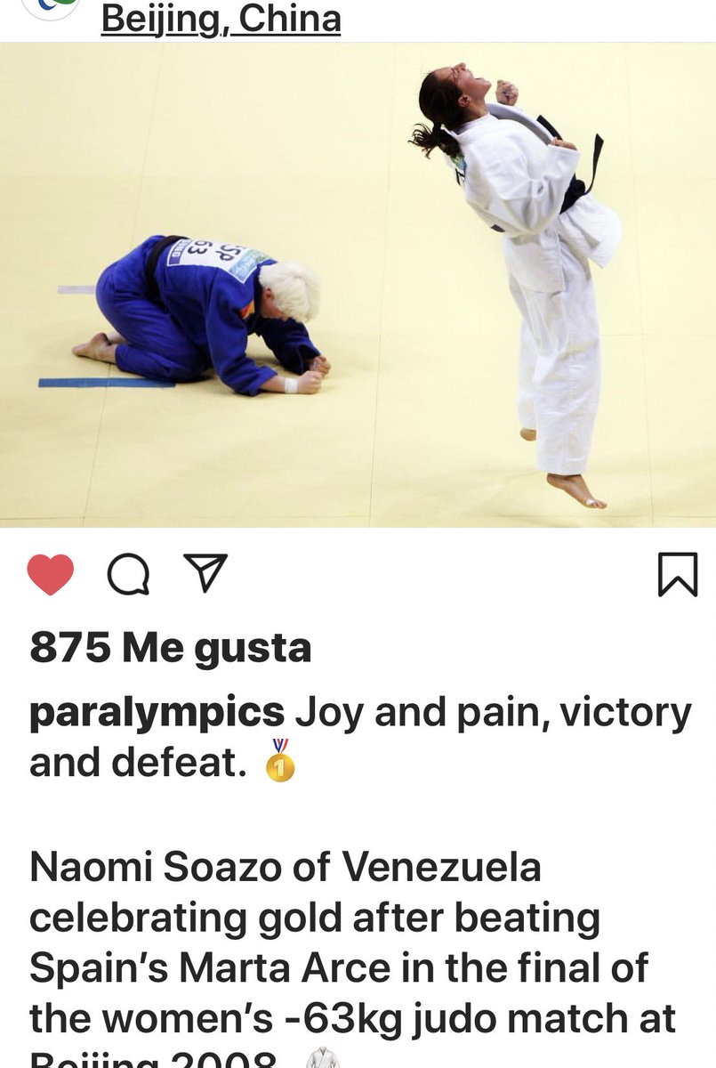 MARTA_ARCE_P's tweet photo. El dia que dejas de caer es el dia que dejas de aprender. ¡Buenos días! Y feliz semana!
.
.
#aprendizaje #ViveConArce #aprendiendoavivir #judo #judostyle #valores #motivacion #caerylevantarse #masquedeporte #felizlunes #felizsemana #paralimpicos https://t.co/ojYU2p9Ema