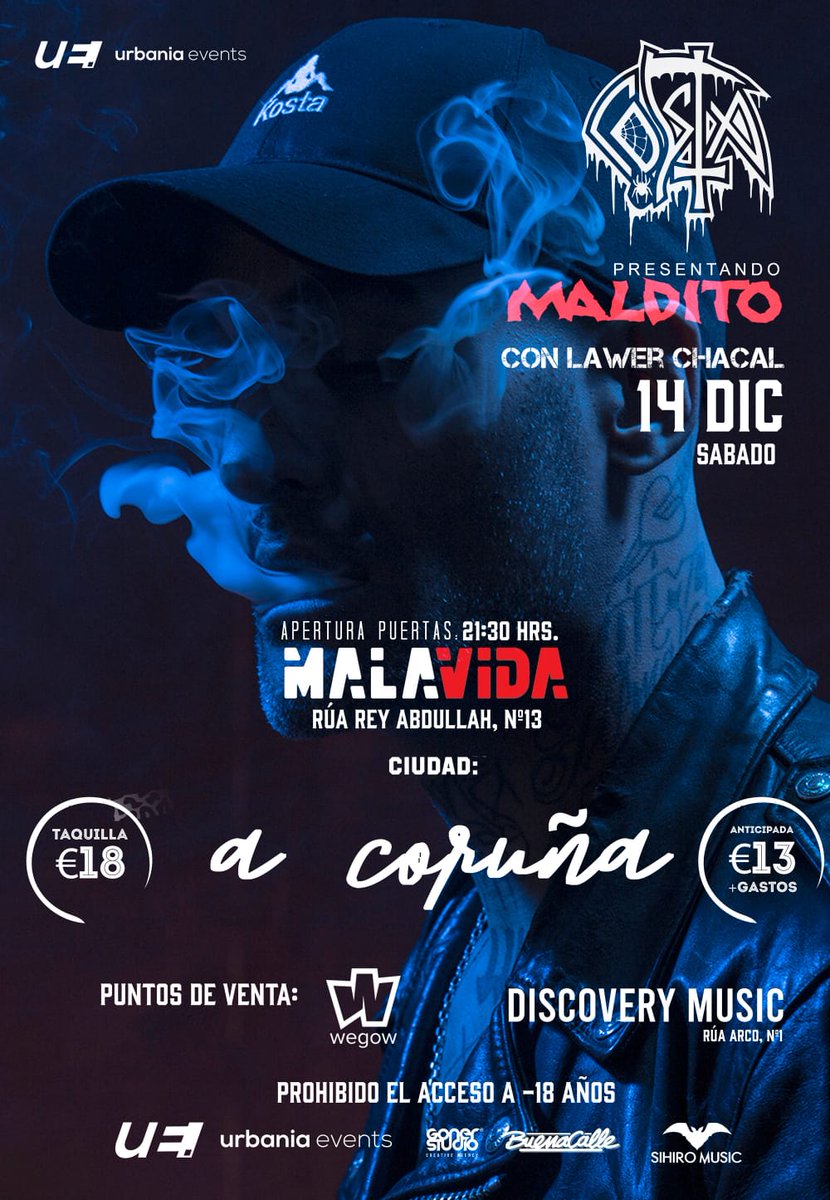 Nuevas fechas de Costa Gamberro 

13 y 14 de diciembre: 
Pontevedra y Coruña✨❤️