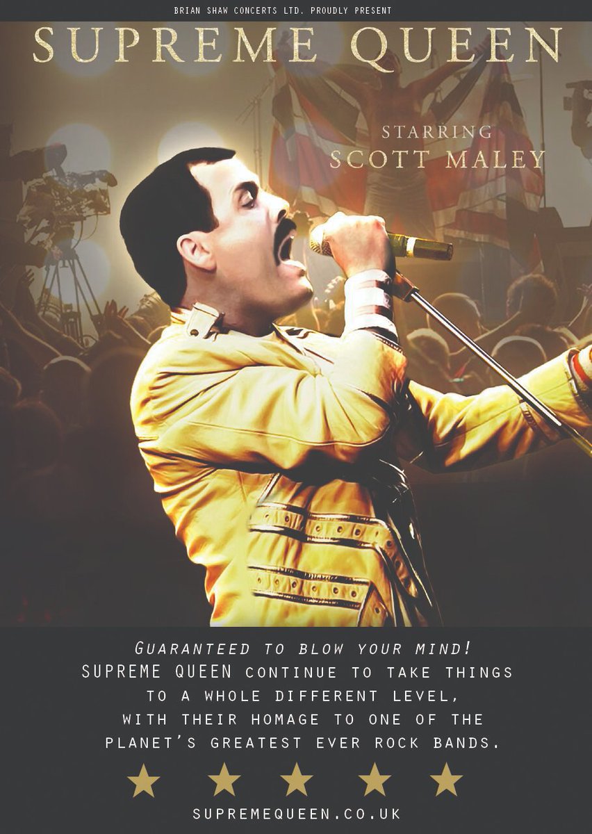 Supreme Queen are coming to a venue near you in 2020!
Full list available at bit.ly/35bDvOE 
#supremequeen #2020Tour