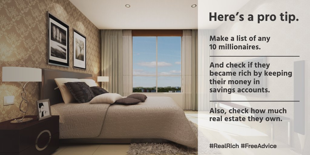No matter what the subject, we always learn from the experts, don't we? So when it comes to generating wealth, when it comes to getting #RealRich, why do any differently? Simply, follow the experts.#ProTip #FreeAdvice