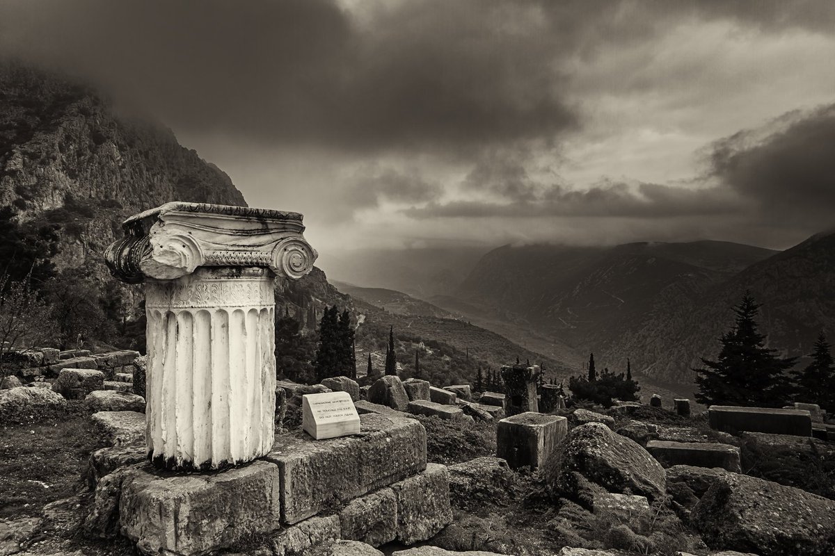 VisitGreecegr's tweet photo. Good morning from Delfi! New way of looking at Greek destinations. Do you like it? #VisitGreece #ttot #travel https://t.co/YHPURTJQqA