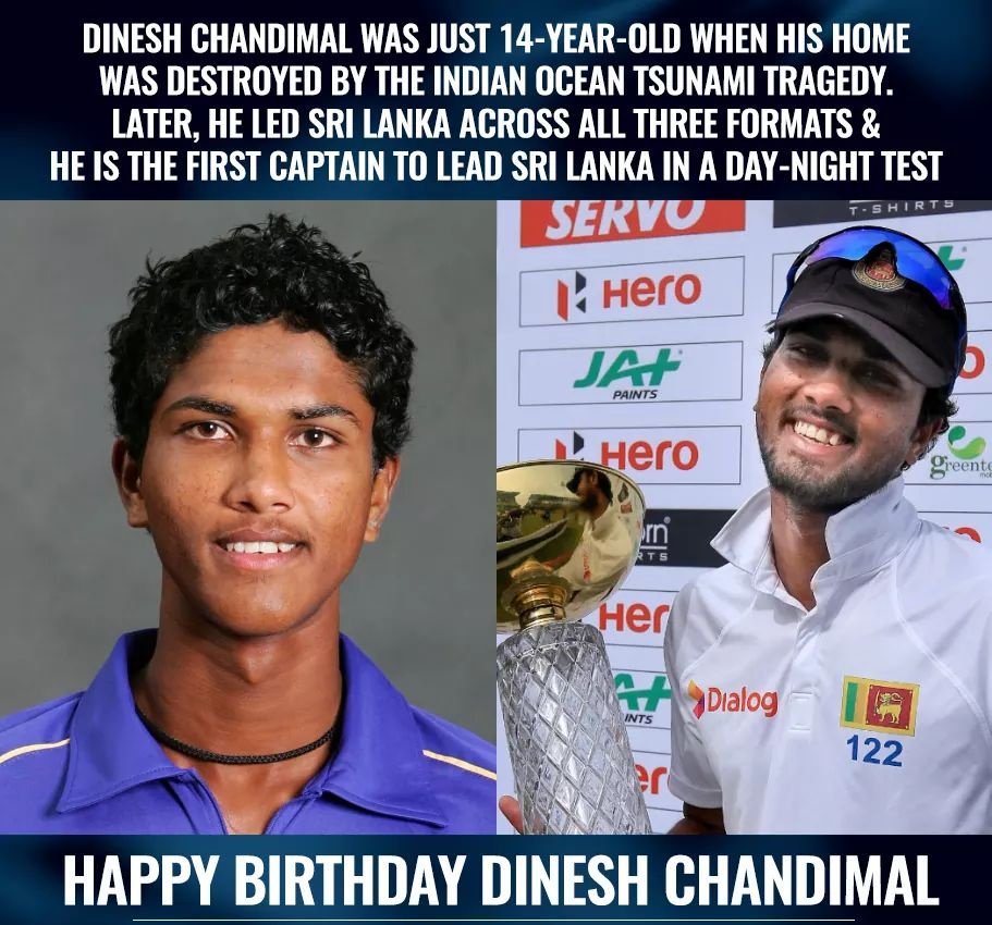 Happy Birthday Dinesh Chandimal! 