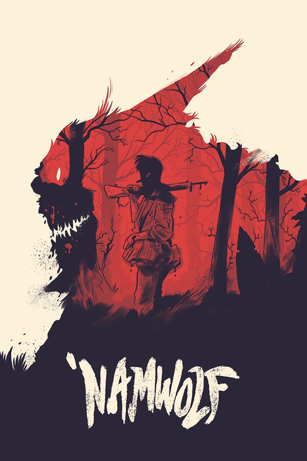 36. 'NAMWOLFBy  #FabianRangelJr,  @LoganFaerber,  @BrennanWagner1,  @twm1962,  @goonguy and  #TracyMarshA brand new army recruit with a hairy secret finds himself smack dab in the middle of the Vietnam war.