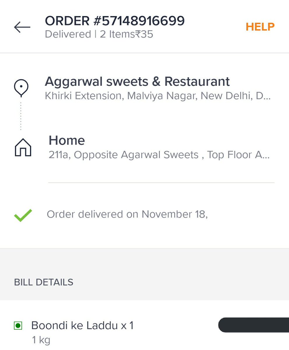 raj21415's tweet image. @swiggy_in order boondi laddu got moti choor from a different restaurant what a great service 🤔 &amp;amp; ur executive says sorry we can't do anything #worstfood #worstserviceprovider #worstexecutiveserviceresponse can u explain me why ??