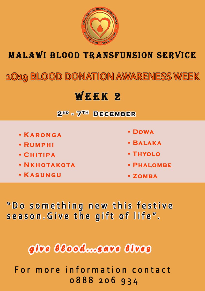 Blood Donation Week is upon us!!