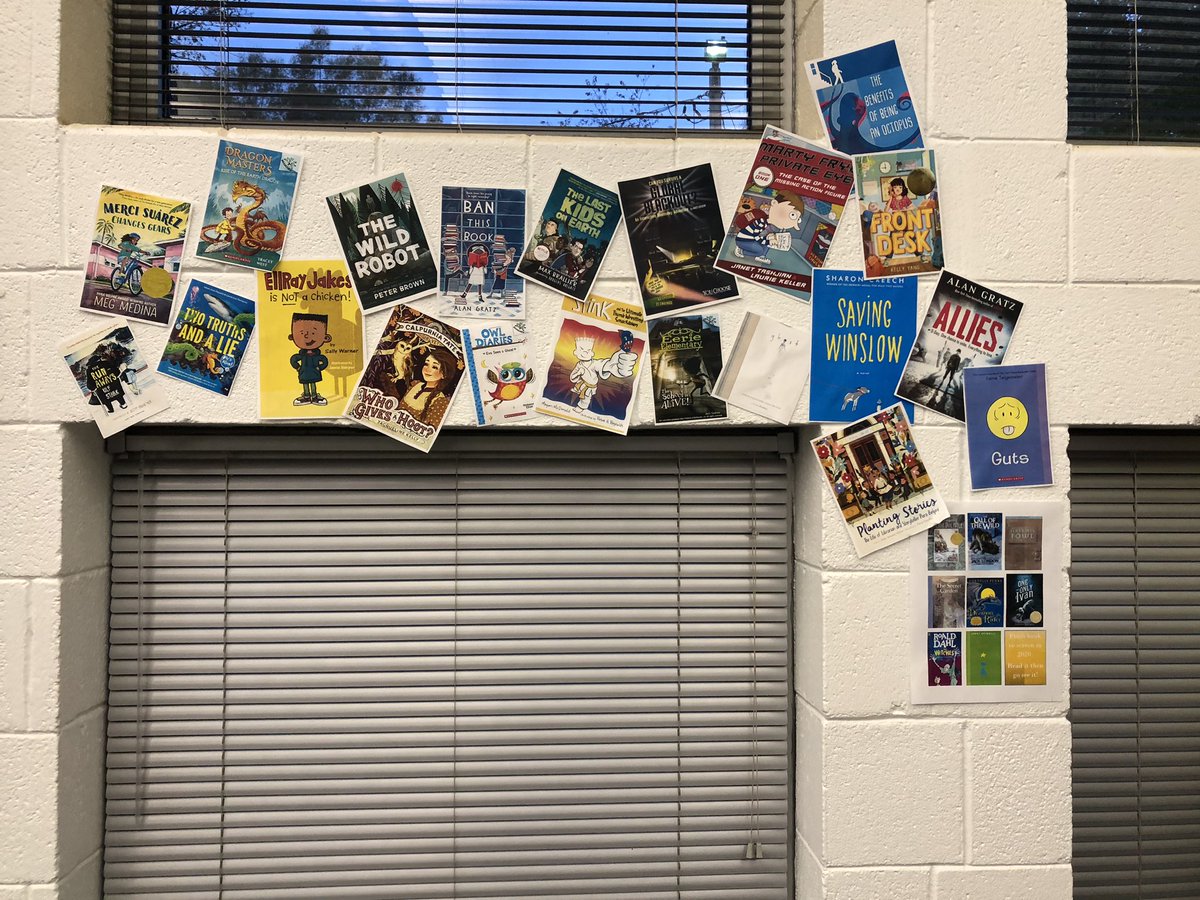 Library_Lilley's tweet photo. @jenniferlagarde Books I have shared with students so far this year. ❤️📚 https://t.co/wmQTHG6gEO
