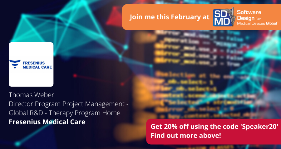 I am thrilled to be a part of the Software Design for Medical Devices Forum for 2020, here I will be sharing my insights alongside other expert speakers across the 3 event days. Find out more on the forum here: bit.ly/SDMD2020
