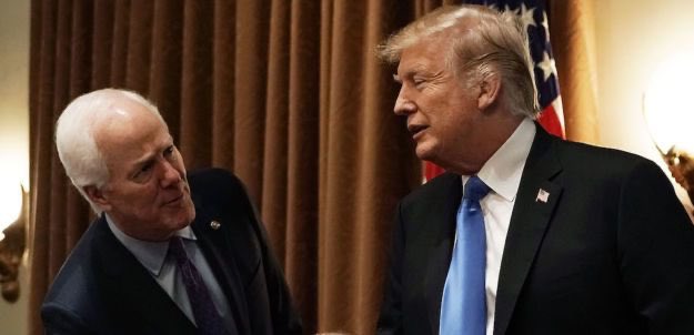 Brah, better wipe that nose before you get out there! #freeadvice #TrumpCornynLove #Brahmance