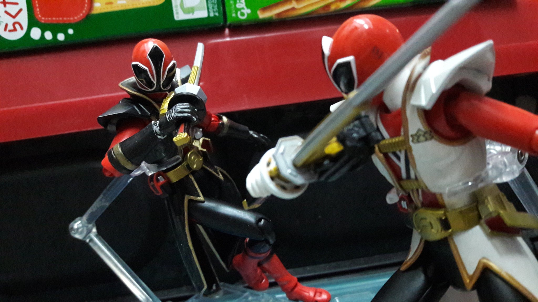 御宅貓 外道シンケンレッド 侍戦隊 シンケンレッド 志葉丈瑠 Powerrangerssamurai Redsamurairanger Powerrangers ニチアサフィギュア改造部