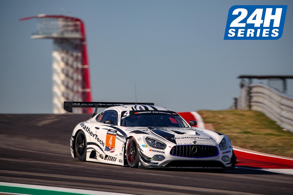 .@TeamBlackFalcon @MercedesAMG complete dominant win @24HSERIES @COTA - @KishRM reports dailysportscar.com/2019/11/18/bla… @keatingcarguy @jbleekemolen @FelipeFraga88 @CooperMacNeil