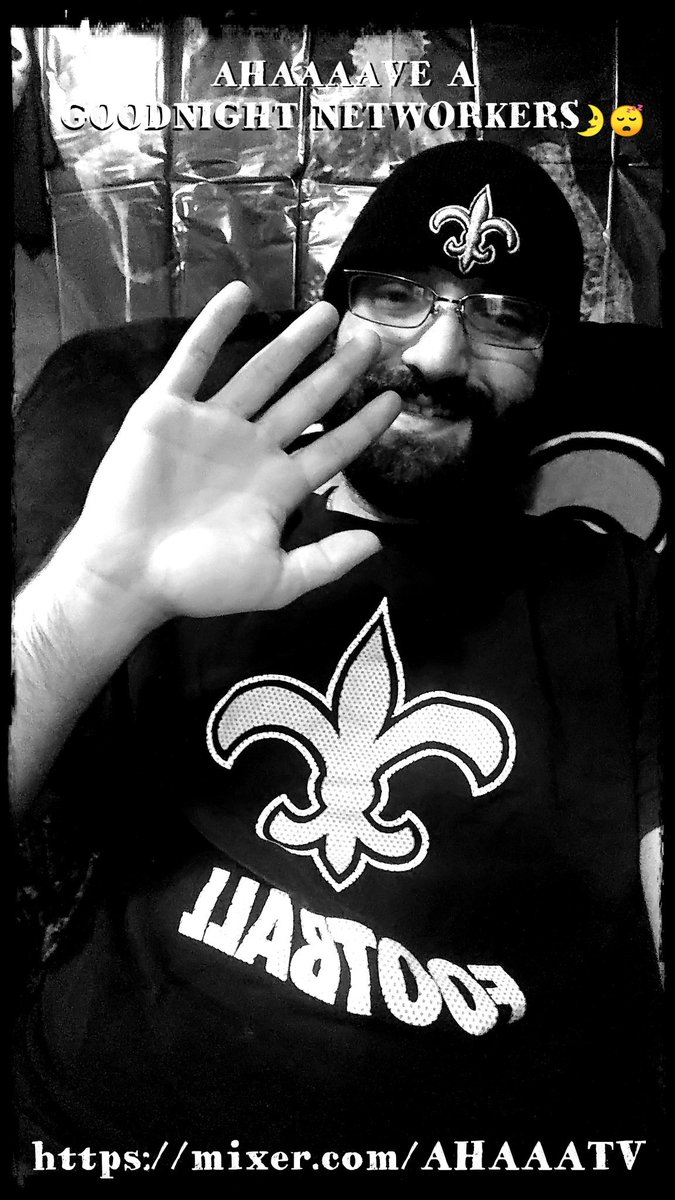 AHAAA_TV's tweet image. AHAAAAAAAVE A GOODNIGHT NETWORKERS🌛😴 THANKS FOR TUNING IN &amp;amp; ONCE AGAIN WE HAD A GREAT TIME WITH THIS WEEK'S STREAMING SUNDAYS SADLY IT HAS TO COME TO AN END.... IF YOU MISSED OUT ON THE SHOW CATCH THE REPLAY ON THE NETWORK'S CHANNEL➡ mixer.com/AHAAATV #EndStream #GNite