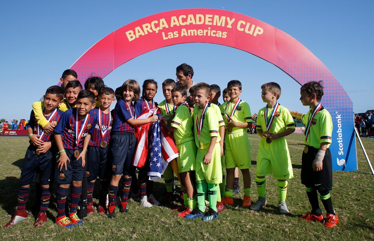 🇩🇴🇨🇴🇲🇽🇪🇸🇧🇷🇨🇦🇺🇸🇨🇷🇵🇪 La #BarçaAcademyAmericas Cup más grande de la historia, con 600 deportistas, regresa a Dominicana ⚽🏆🏖🌞🎉
http://barca.link/zPSb50xdpVs
