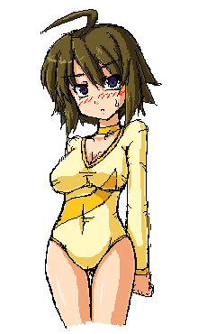 #TS魔法少女なお2
最後にレオタード姿を……
最初に舞衣ちゃんから入りまして、
こんなバージョンも考えてみたりしましてました。
そしてなおちゃんは、恥ずかしがってこそですよね! 