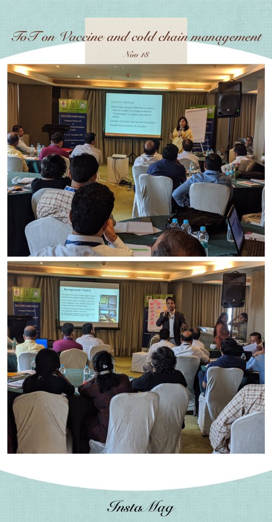 Building #Leadership & #SkilledWorkForce for #Immunization SC & Cold Chain. ToT batch at Pune to generate more #Leaders4Future for #Vaccine & Cold Chain Management, conducted jointly by @UNICEFIndia NCCRC & NCCVMRC-NIHFW @naveenthacker @USAID_RMNCHA @Vaccines @WHO @TechNet21Mod